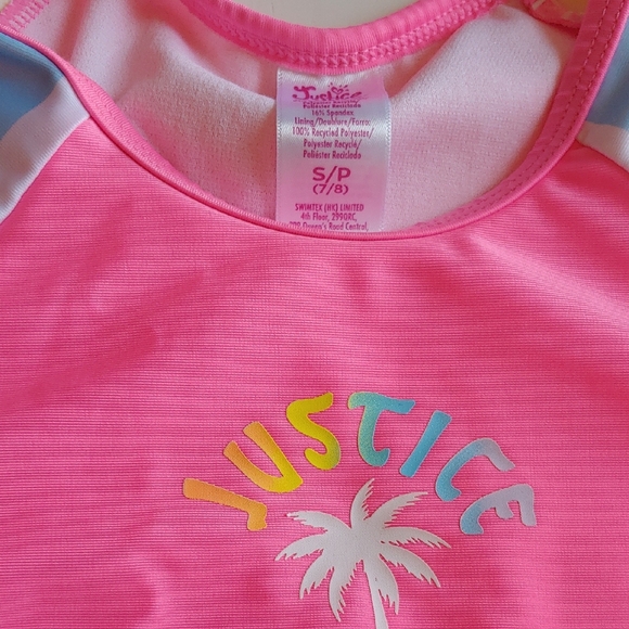 Justice Swim Rash Guard Set - Picture 2 of 2